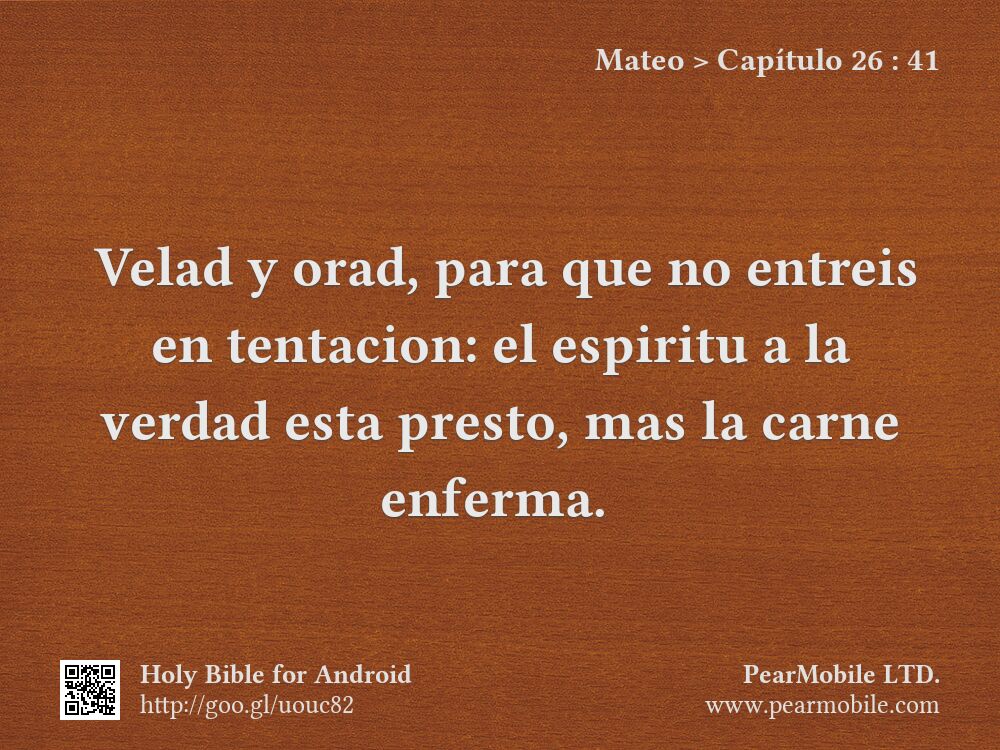 Mateo, Capítulo 26:41